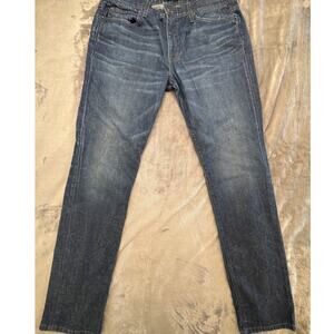Joes Jeans Men 36 Slim Fit Straight Leg Medium Wash Faded Classic Basic Denim